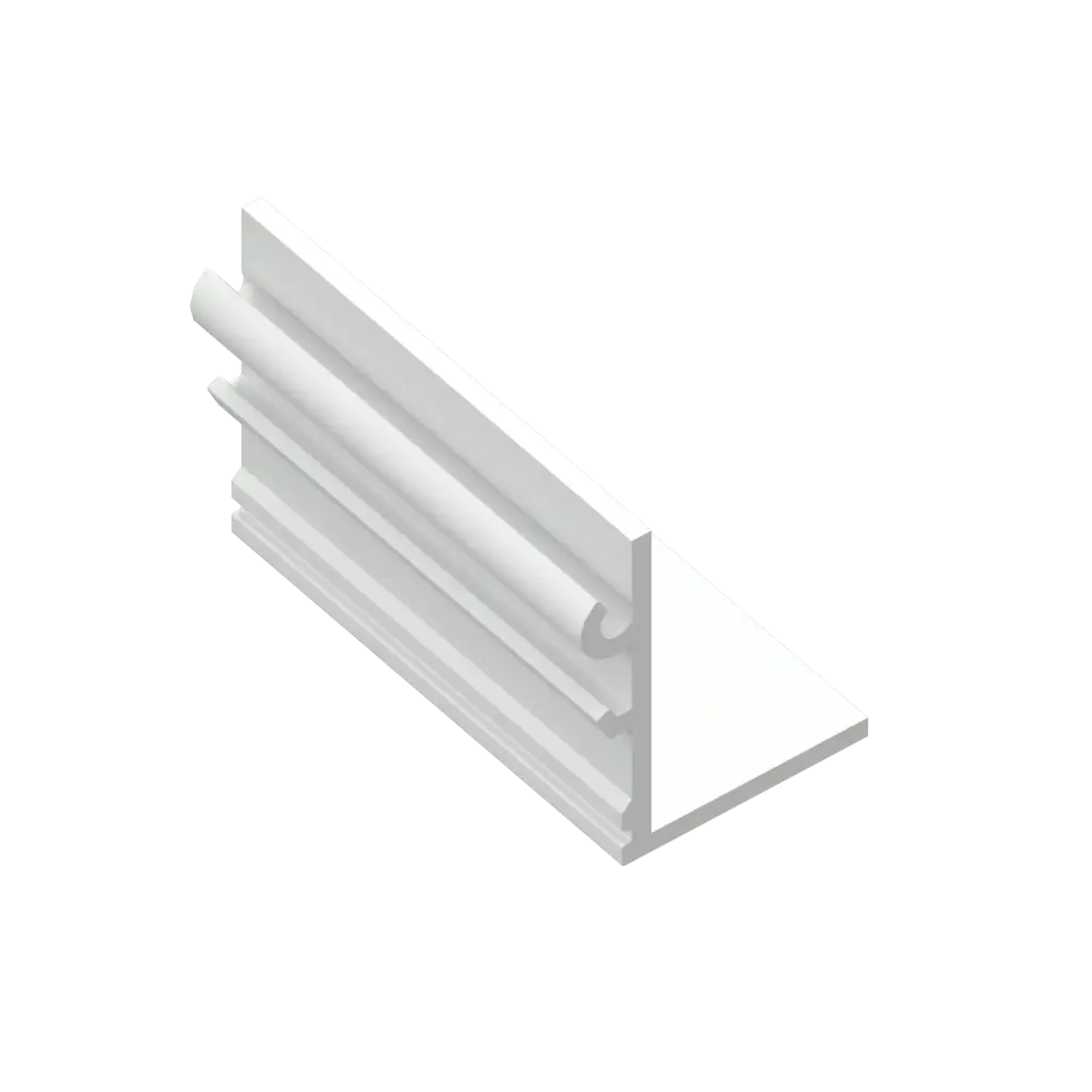 V Corner - visible flange 118.25"