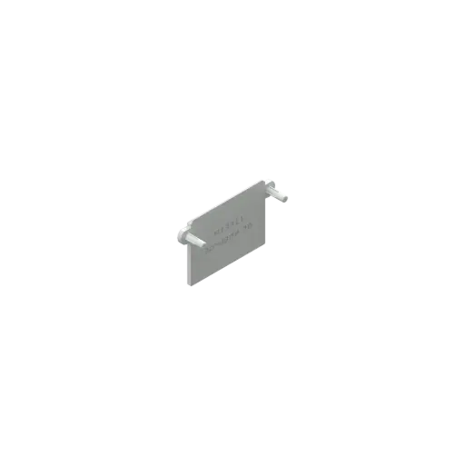 [60071] Manual Ends without skim flanges
